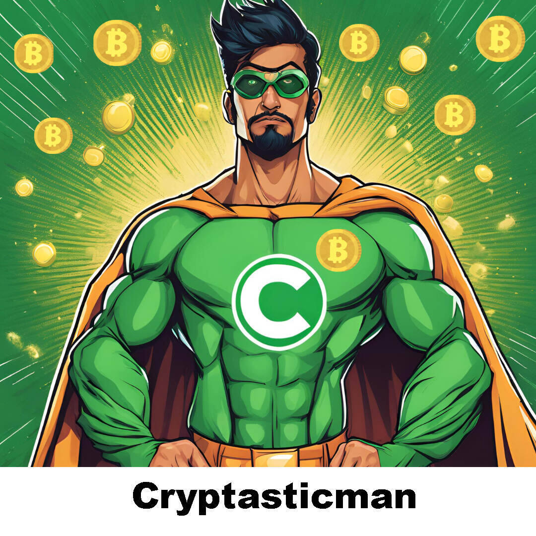 the bitcoin superhero known as Cryptasticman